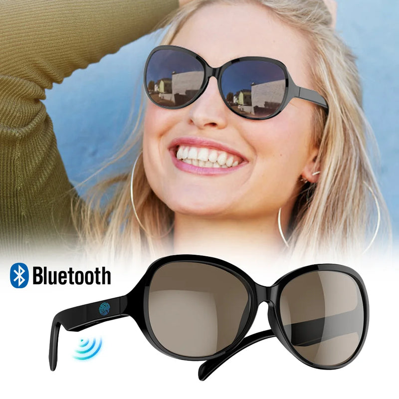 2024 Bluetooth 5.3 Smart Waterproof Sunglasses–Anti-UV lenses and (open ear) Sound, for Men and Women.